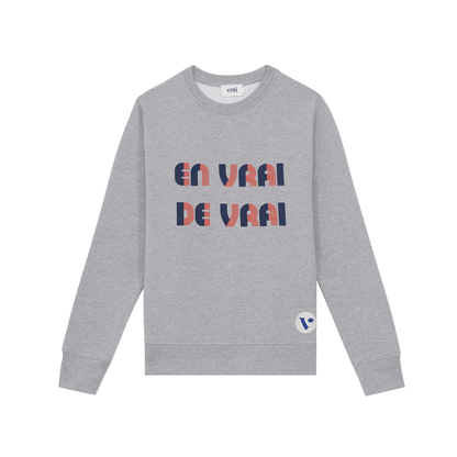 Sweat EN VRAI DE VRAI RÉTRO gris