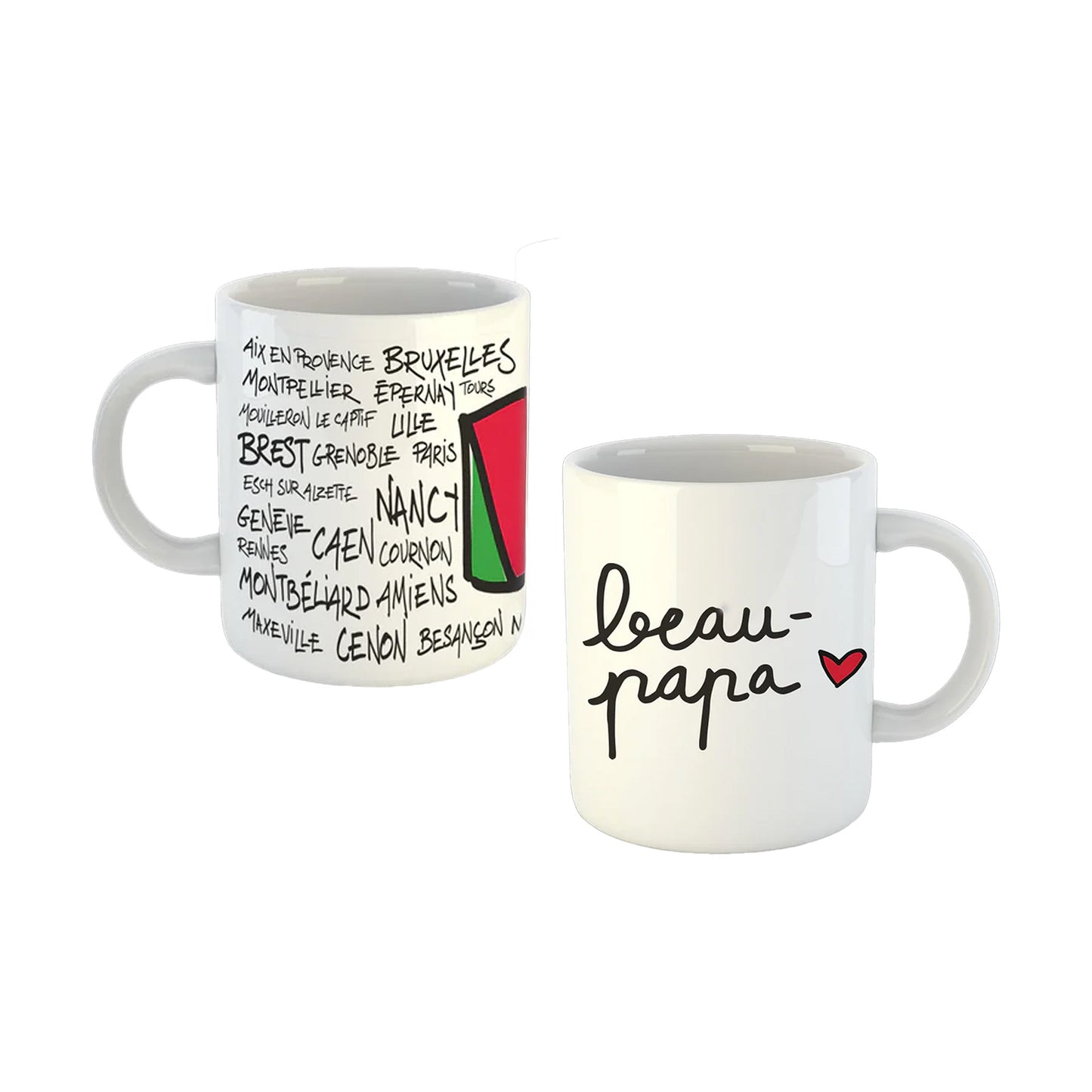 Pack de 2 mugs