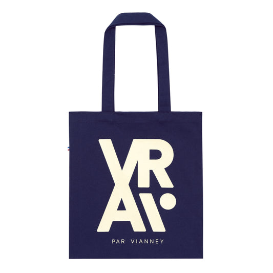 Tote-bag VRAI écru