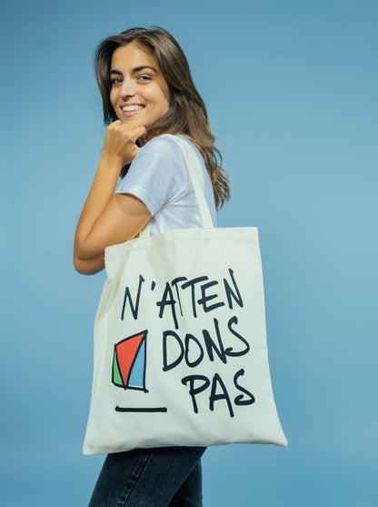 Tote-bag N'ATTENDONS PAS