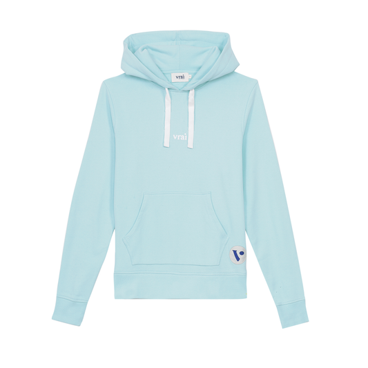 Sweat capuche VRAI menthe